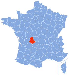 carte : Géographie de la Haute-Vienne