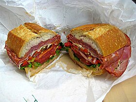 a sub sandwich