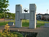 A hunger strike memorial in Derry's Bogside