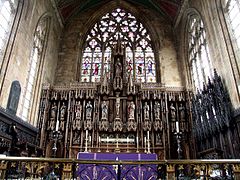 Vista del altar mayor