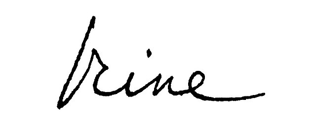 signature d'Irène Hamoir