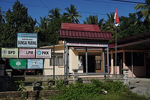 Kantor kepala desa Sungai Paring