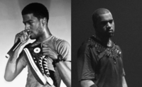 Kid Cudi (left) and Kanye West (right), the two members of Kids See Ghosts