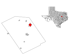 Vị trí trong Quận Limestone, Texas