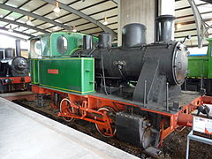 Locomotora de vapor SAF nº1, fabricada por Henschel en 1952.