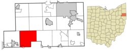 Location of Goshen Township in Mahoning County