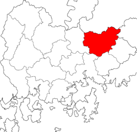 Location of Miryang