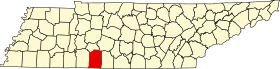 Localisation de Comté de Lawrence(Lawrence County)