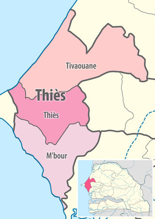 Location in the Thiès Region