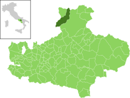 Montecalvo Irpino – Mappa