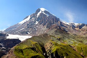 Die berg Kazbek.