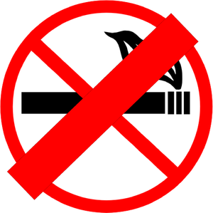 Stop for no smoking terror