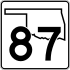 State Highway 87 маркер