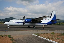 Fokker 50 der Indonesia Air Transport