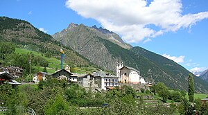 Panorama del capoluogo.