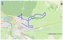 Carte centrée sur Saint-Amand-Montrond