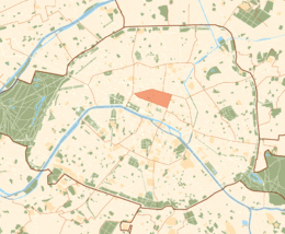 II arrondissement di Parigi – Localizzazione