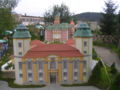 Miniatura zamku Książ – widok od frontu
