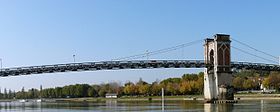 Vue de la passerelle.