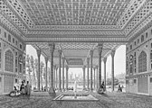 Pavillon of Aynekhane (House of mirrors), interior view perspective