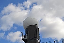 Le radar météorologique de Physicum.