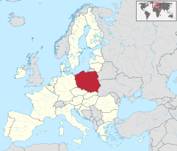Polonia - Localizzazione
