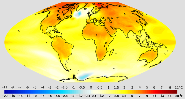 Global warming - NOAA Climate model