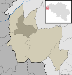 موقعیت پروان (شهر) در نقشه
