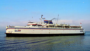 Queen of Sidney entering Westview Terminal - late Aug. 1993.jpg