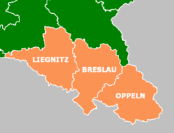 Regierungsbezirke in Silezië (1878)