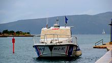 A boat of the Search and Rescue Service in Trogir, Spring 2014 SAR Croatia Trogir.jpg