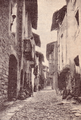 Carrer de Sant Cebrià Alt en 1900.