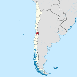 Regione Metropolitana di Santiago – Localizzazione