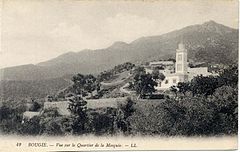 Bougie, vue sur le quartier de la mosquée