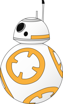 Description de l'image Star Wars Illustration simplifié de BB 8.png.