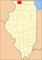 Stephenson County at the time of its creation in 1837. Its boundaries have remained unchanged since then.