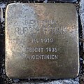 Stolperstein Bad Gandersheim Moritzstraße 22 Rudolf Bendix