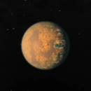 A TRAPPIST-1 d fantáziarajza