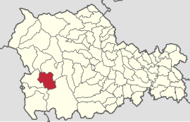 Location in Neamț County