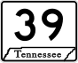 State Route 39 primary marker