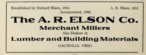 File:The A R Elson Co - Merchant millers - Lumber and building materials - Magnolia Ohio 1915.tiff