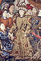 Tournai, arazzo con maturità di Alessandro Magno, 1460 ca,