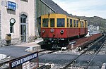 Tåg på stationen Font-Romeu-Odeillo-Via, 1985