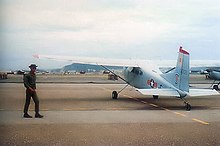 A Cessna U-17A of the Republic of Vietnam Air Force (RVNAF) at Nha Trang Air Base. U-17A VNAF NhaTrang.jpg