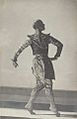 Eugène Druet: Nijinski dins la dança siamesa, tirada de Les Orientales (1910)