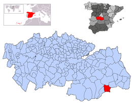 Villafranca de los Caballeros - Localizazion