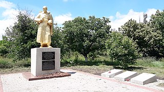 Monument aux morts de la Seconde Guerre mondiale à Boutsynivka[6]