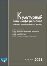 Миниатюра для Файл:Культурный ландшафт регионов. Том 3 №2 (2021).pdf