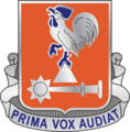 제123통신대대 "Prima Vox Audiat"