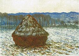 Wheatstack, 1890-91. óleo sobre lienzo. Instituto de Arte de Chicago.